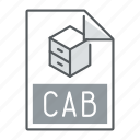 cab, extension, file, format