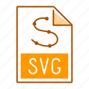 extension, file, format, svg