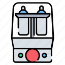 sterilizer, baby, bottle, milk, steam