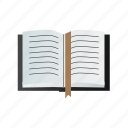 book, bookmarklet, opened, with