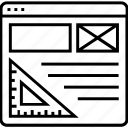 css, web, web classes, website blueprint, wireframe