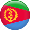 eritrea, country, flag, nation