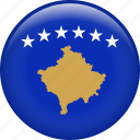 kosovo, country, flag, nation