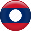 laos, country, flag, nation