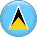 country, flag, saint lucia, nation