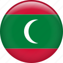 maldives, country, flag, nation