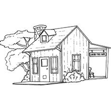 top 20 free printable house coloring pages online