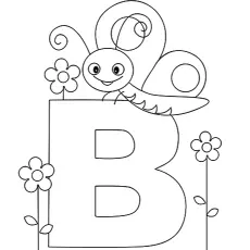 Alphabet for preschool coloring page_image