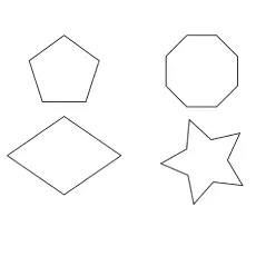 Different shapes for preschool coloring page_image