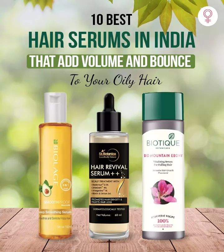 10 Best Hair Serums In India That Add Volume And Bounce To Your Oily Hair_image