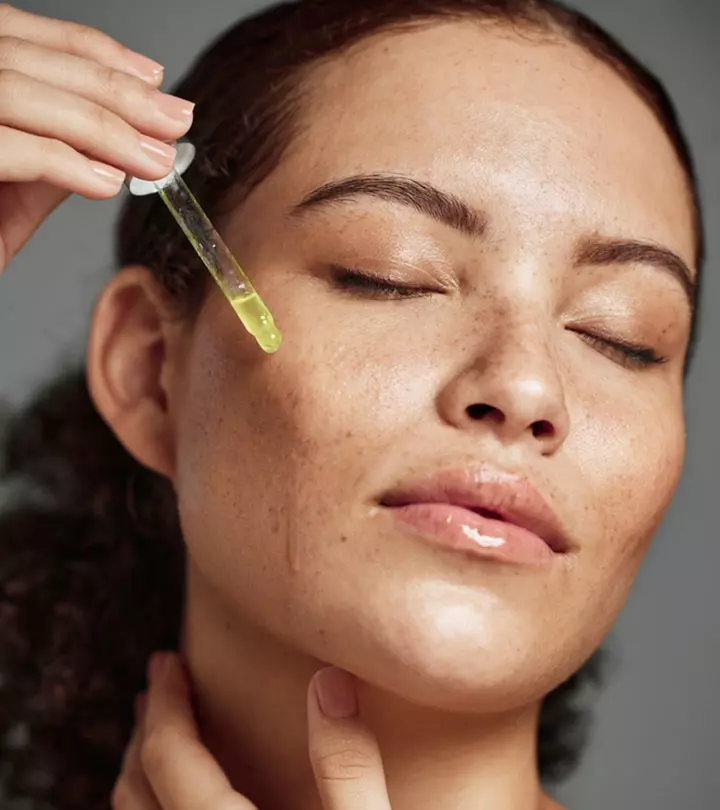 Woman With Hyperpigmentation Around Mouth