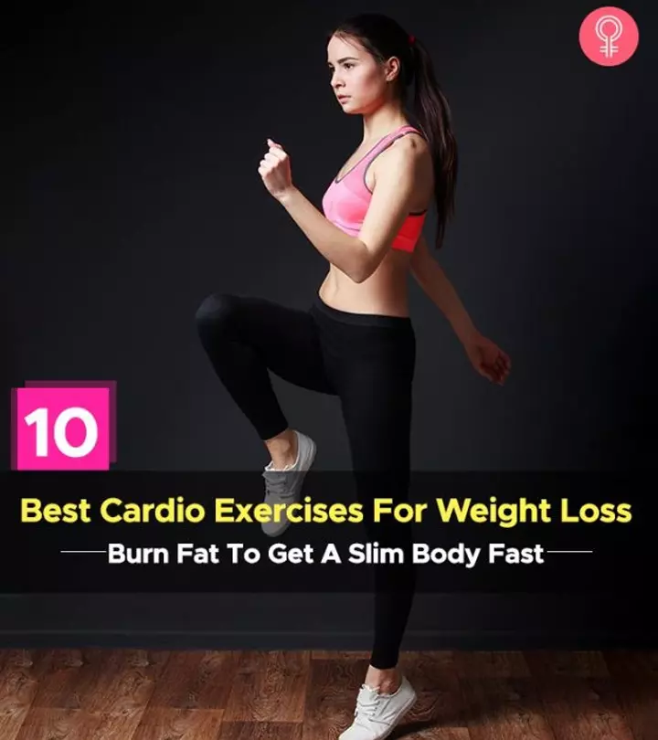 A woman doing hiit for fat loss