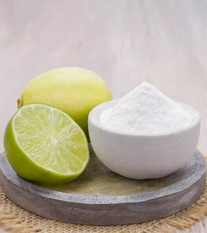 Baking soda in a glass jar