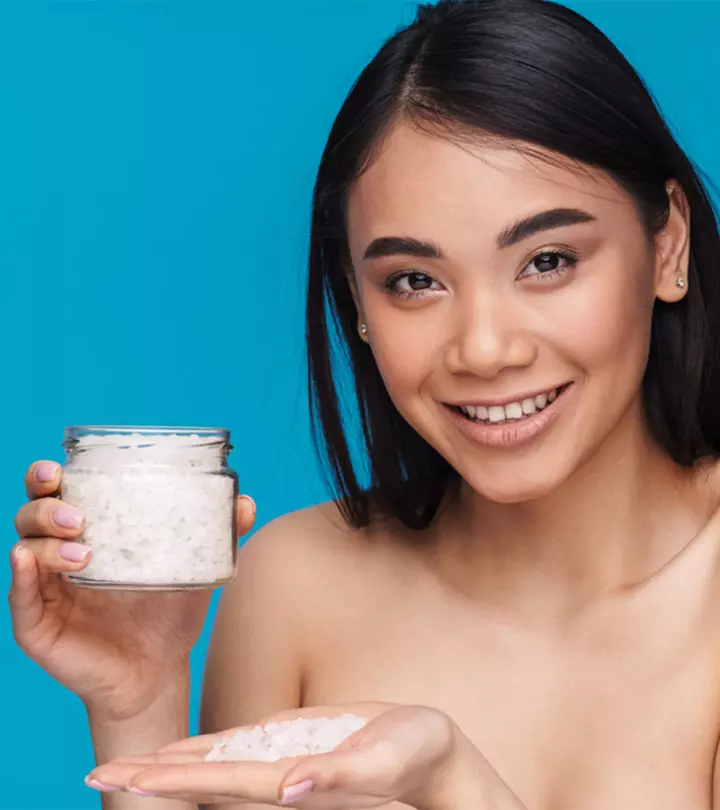 Baking soda in a glass jar