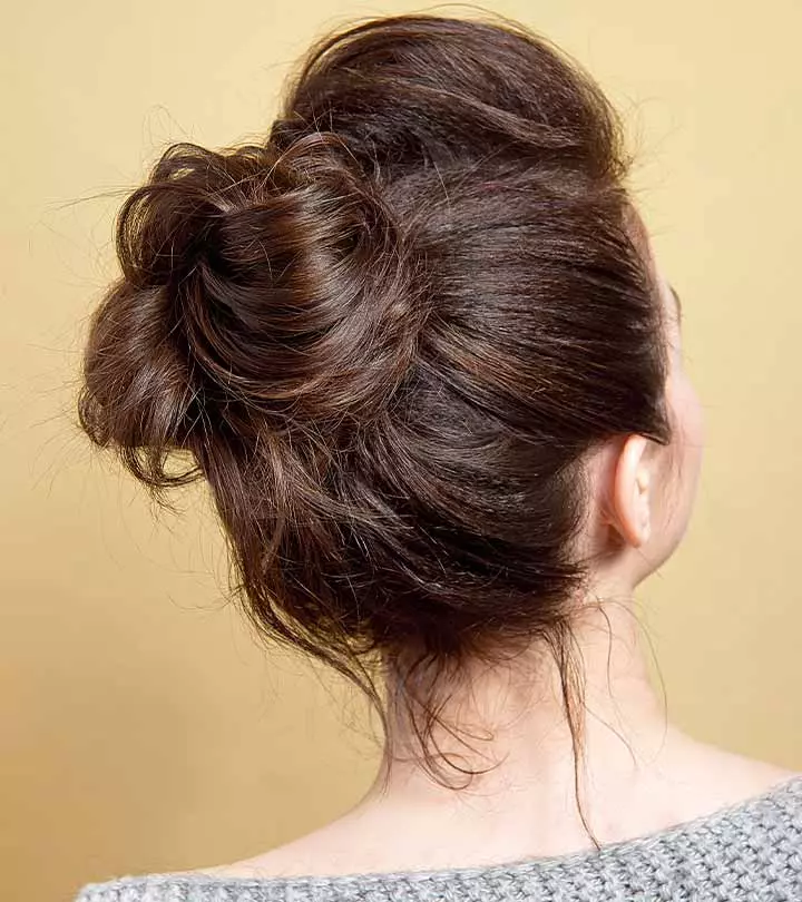 Women With Top Knot Hairstyle