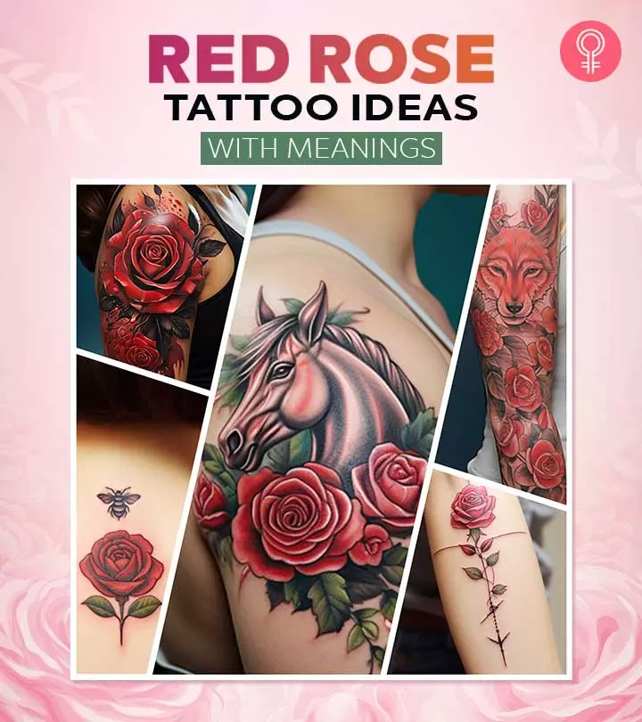 From dainty red to bold blossom designs, there is a tattoo idea for everyone!