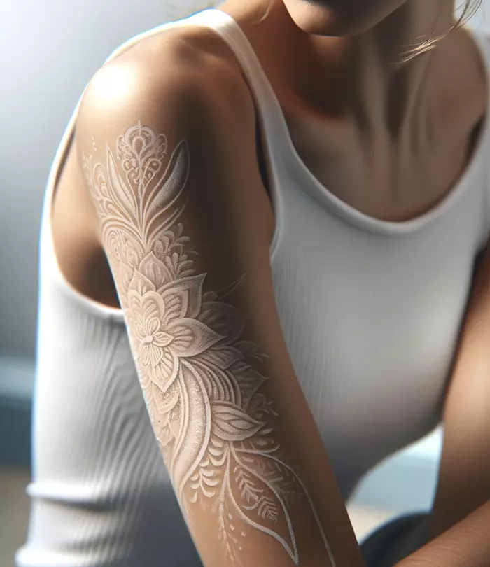 Find out how white tattoos on deep skin tones make way for captivating self-expression! 