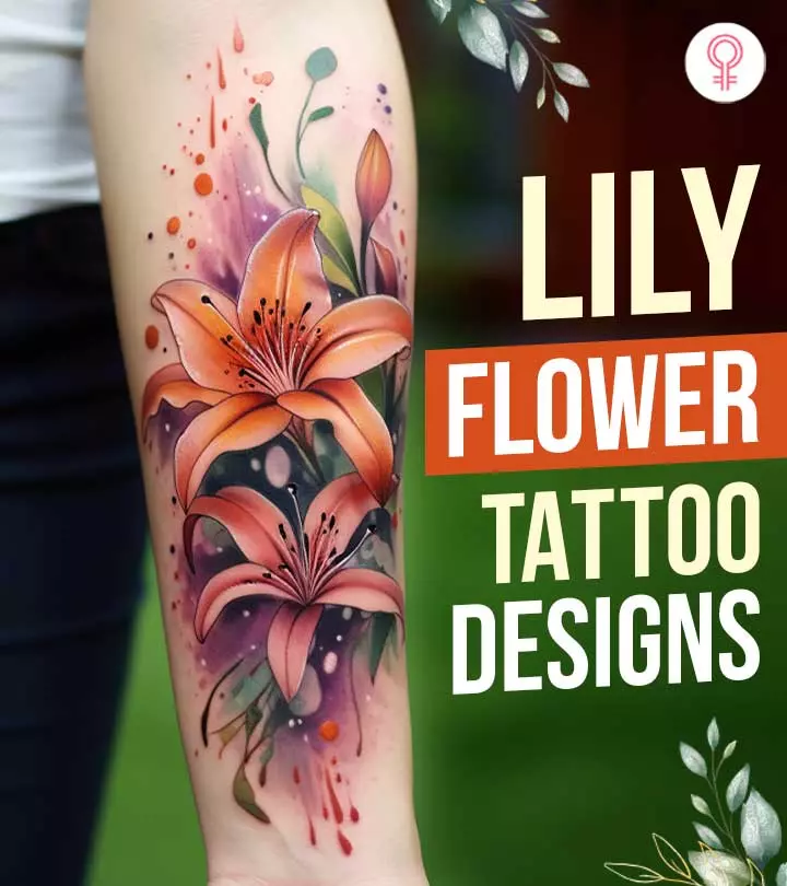 Discover ways of stylizing the lily flower motif into truly spellbinding body art.