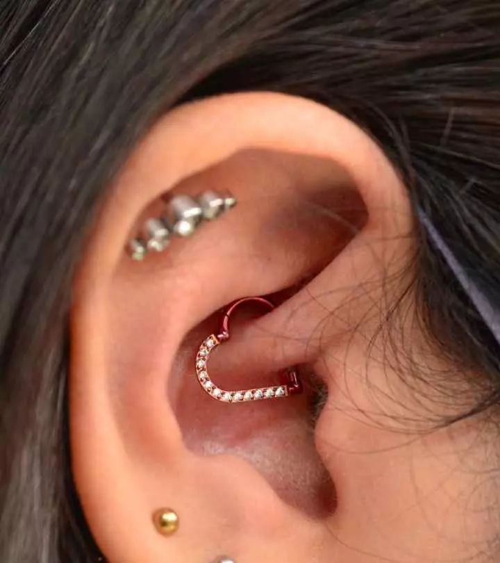 Make a style statement and manage your headaches with this piercing!