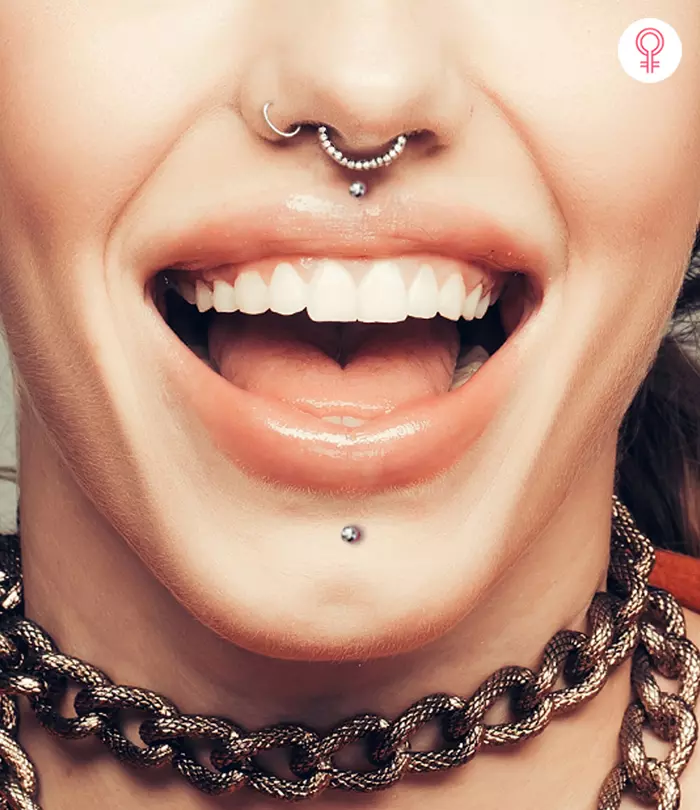 Take a bite out of life and let your personality shine with this piercing!