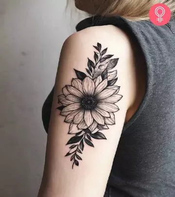 Embrace the beauty of deep black hue with the amazing and modish blackwork tattoos! 