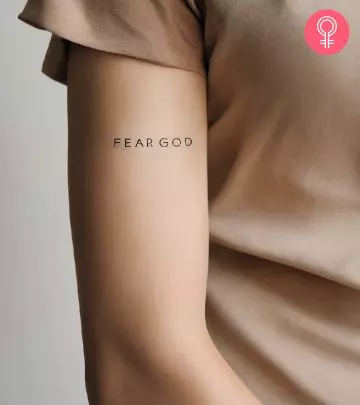 Showcase your faith in the almighty by sketching this gorgeous tattoo on your skin.