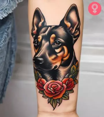 Showcase your deep love for dogs with a timeless tattoo inked into your skin! 