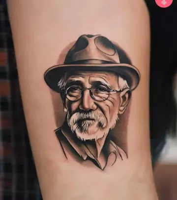 Your grandpa deserves some heartfelt body art that will last you a lifetime!