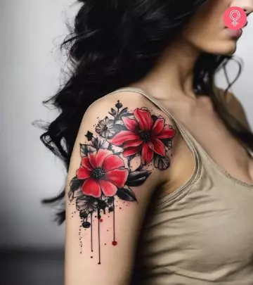 Mix up the real and the abstract with these cool tattoos and make heads turn!