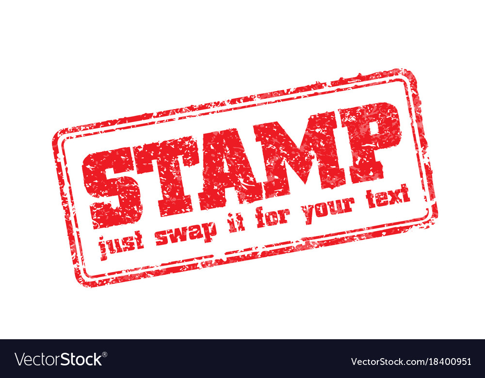 Rubber Stamp Template