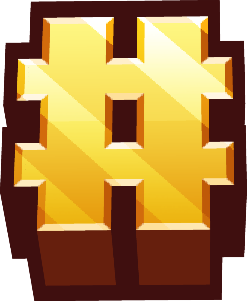 minecraft_gold_hashtag Discord Emoji