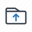 upload, up, arrow, folder, document, file