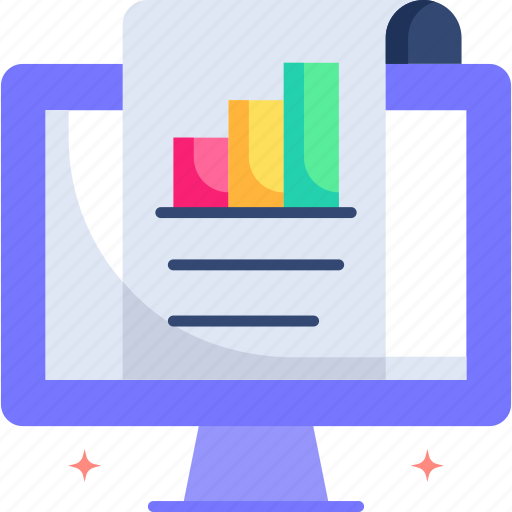 Report, computer, chart, data analytics, statistics icon - Download on Iconfinder