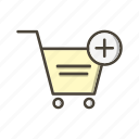 add to cart, cart, trolley