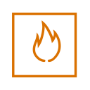 element, fire, square