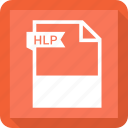 document, extension, format, hlp, paper