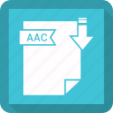 aac, document, extension, format, paper