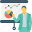 chart, diagram, graph, pie, presentation 