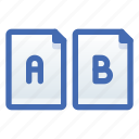 ab, testing, document, file