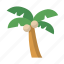 island, palm, tree, vacation 