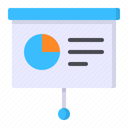 Board, chart, graph, pie, presentation icon - Download on Iconfinder