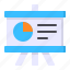 analytics, board, chart, graph, pie, presentation 