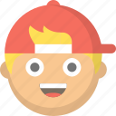 boy, bro, child, emoji, face, kid, teen