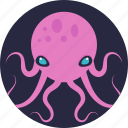 animal, cartoon octopus, octopus, seafood, sealife