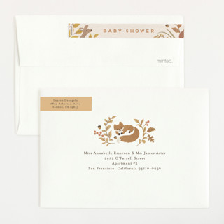 Pumpkin color: envelope-skinnywrap-and-address-label