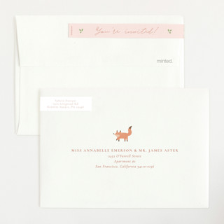 Salmon color: envelope-skinnywrap-and-address-label