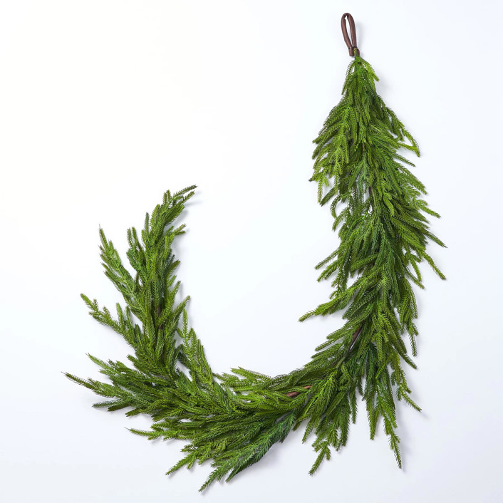 60 REALTOUCH HOUSEFLORAL NORFOLK PINE GARLAND by Jeremy Rice