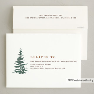 Balsam Fir color: FREE Recipient Addressing