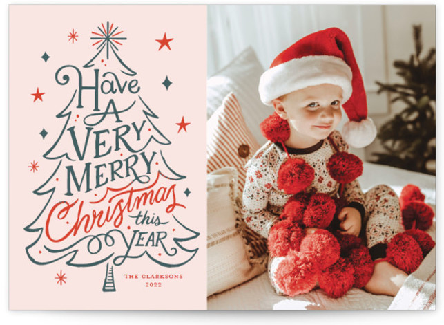 Christmas tree Holiday Photo Cards