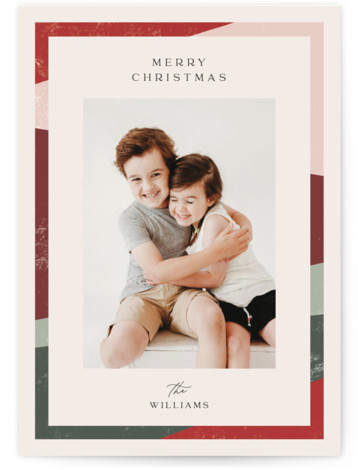 Super Border Holiday Photo Cards